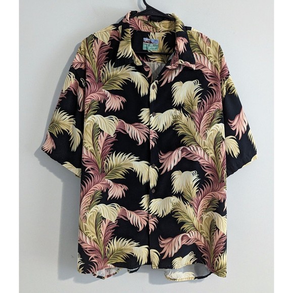 reyn spooner Other - Reyn Spooner Palm Leaf Hawaiian Shirt Men's Size x-Large Floral Rayon Button Up